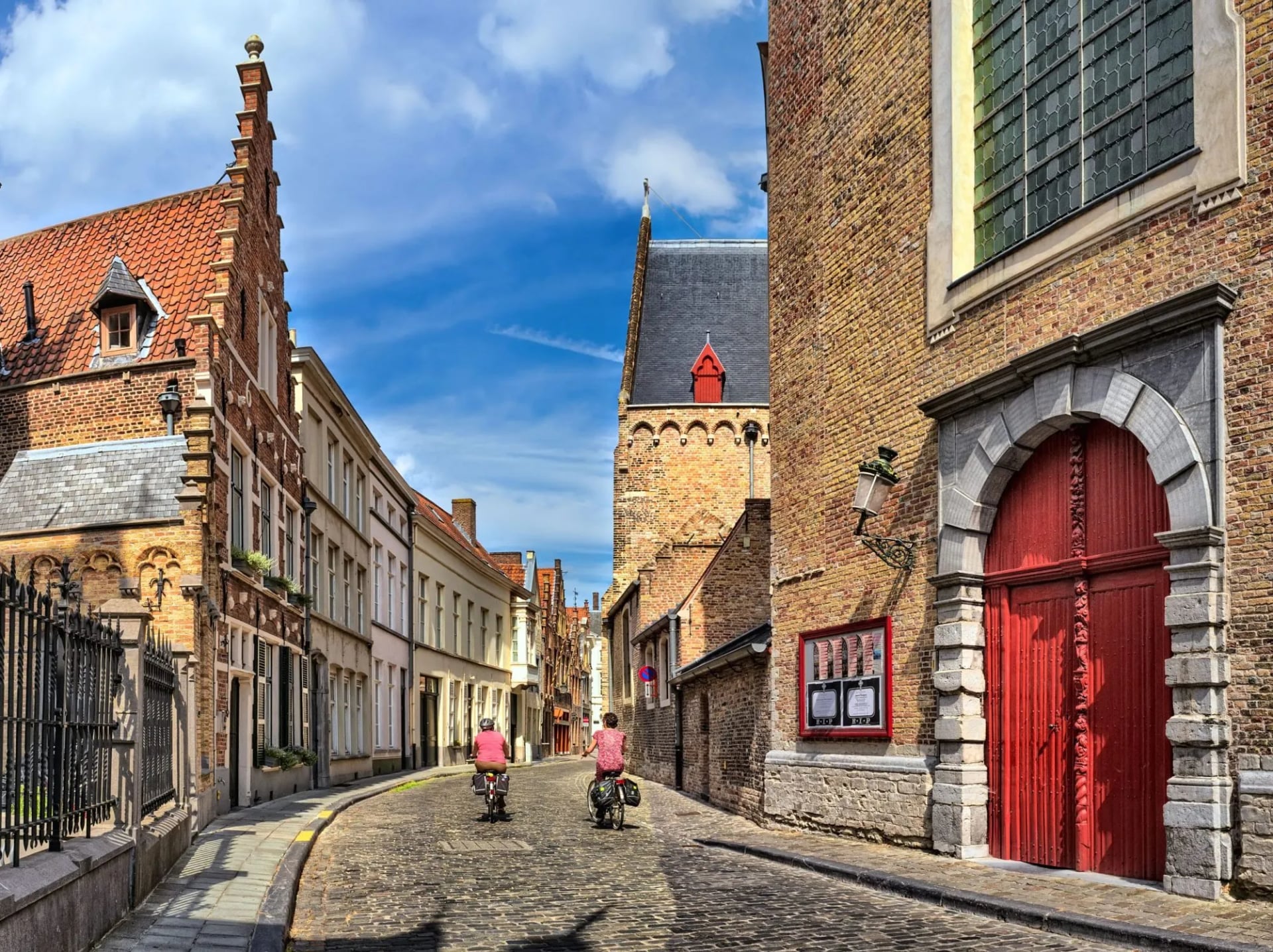 Cycling in bruges